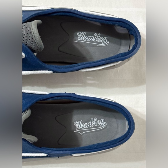 Wembley Boat Water Shoes Slip On Rubber Mesh Lace Up Casual Mens Large (10-11) - Picture 8 of 14